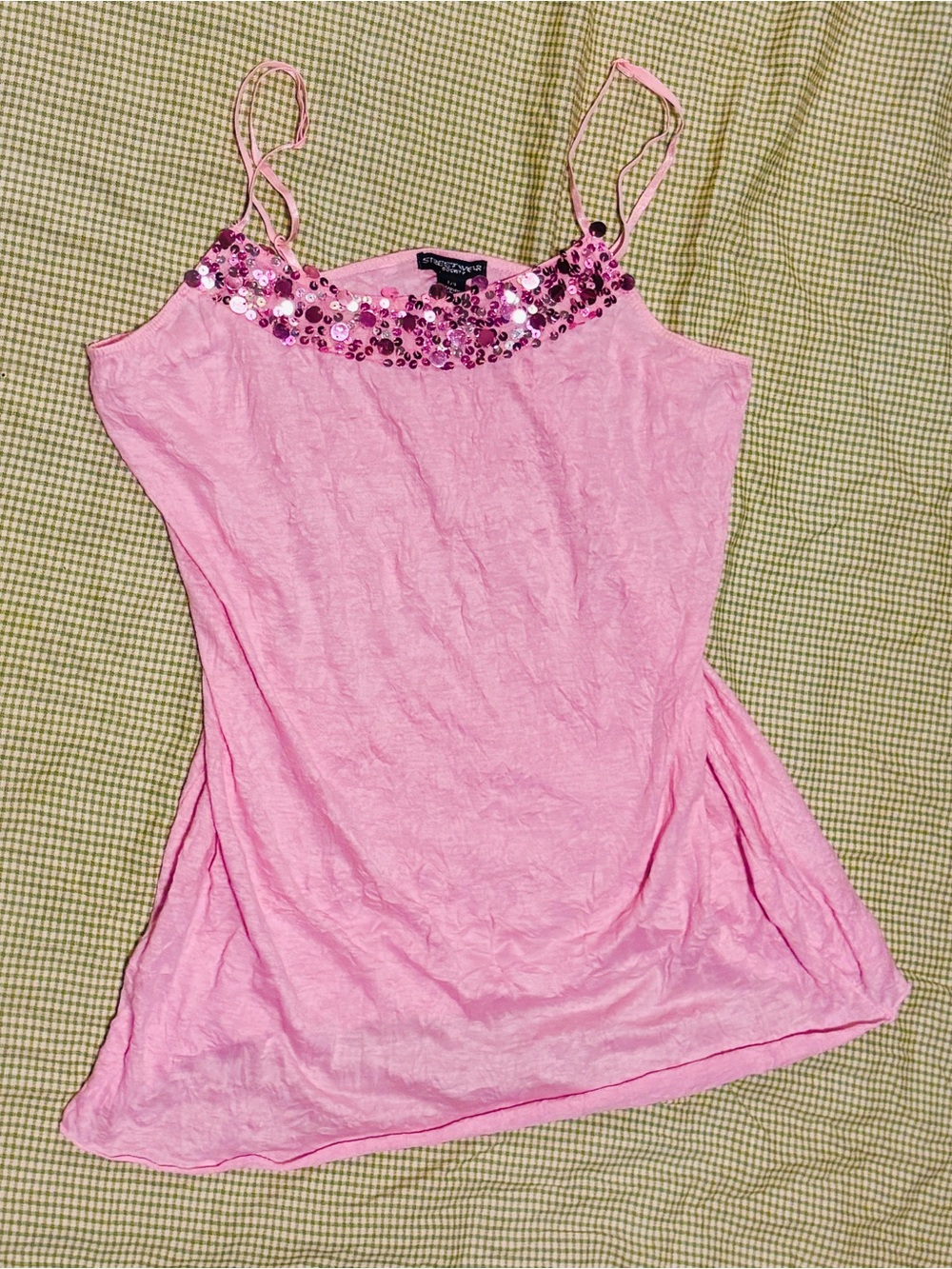Y2K Pink Sequin Mini Dress